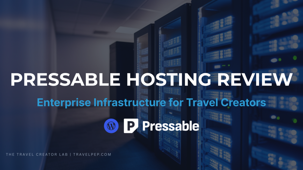 Pressable hosting review travel blog